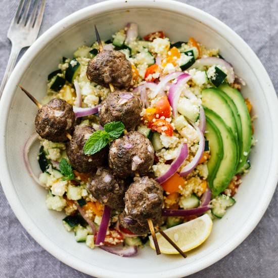 Mediterranean Salad Bowls