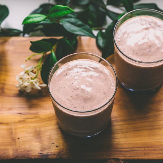 Cherry Plum Chia Shake