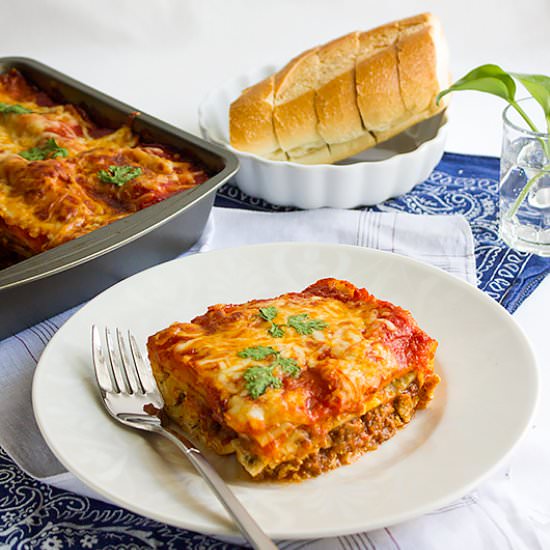 Basic Beef Lasagna