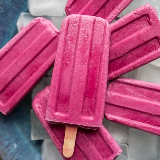 Strawberry-Beet Popsicles