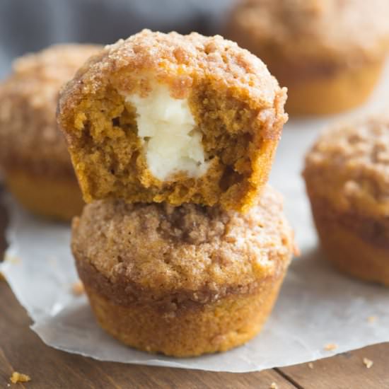 Pumpkin Cream Cheese Muffins