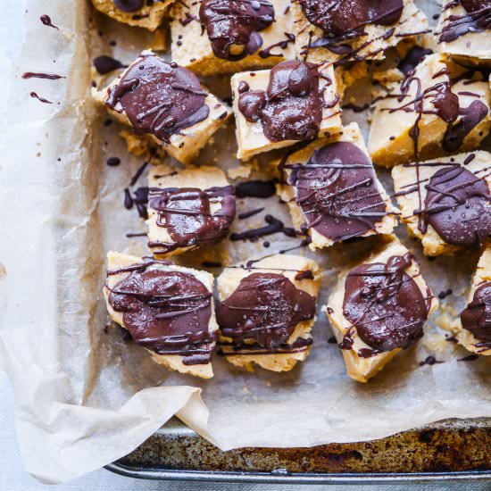 Cashew Butter Freezer Fudge (Paleo)