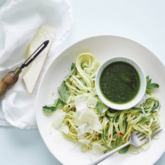 Parmesan Zucchini Noodles