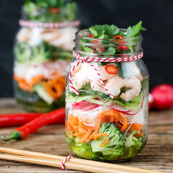 Thai Prawn Spiralizer Salad