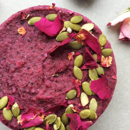 Blueberry Lemon Parsnip Cake