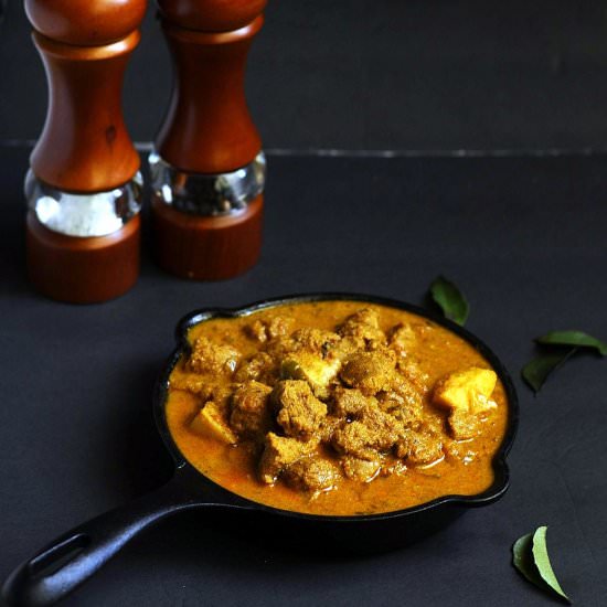 Soya chunks Potato gravy