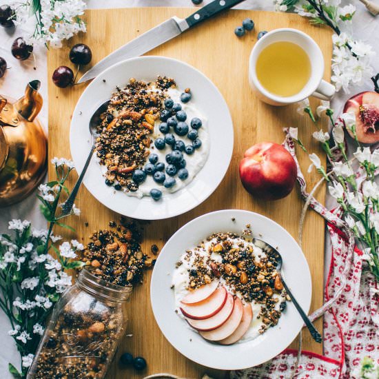 Quinoa & Dried Blueberry Granola