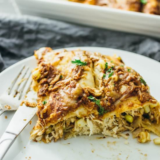 Chicken enchiladas