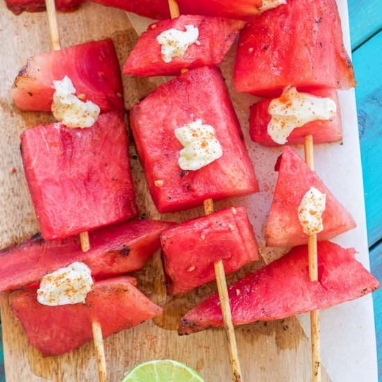 Grilled Watermelon Skewers