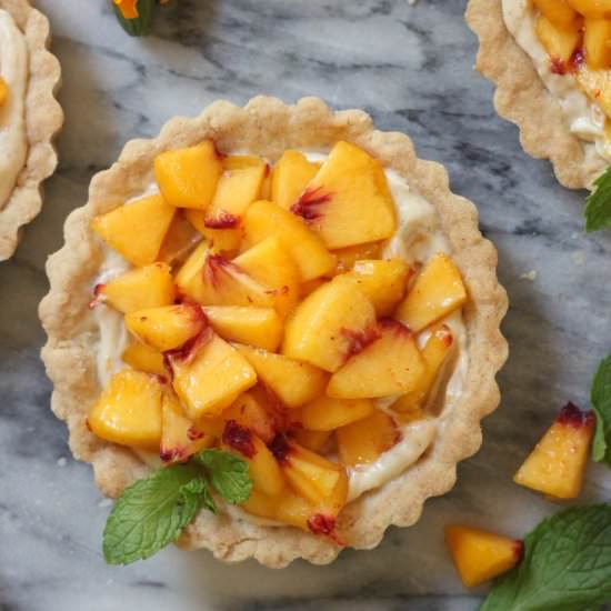 Fresh Peach Tarts