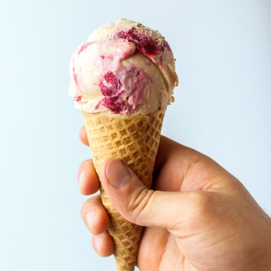 Smoked PB&J Ice Cream