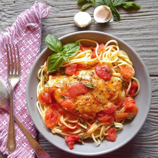 Buttery Basil Garlic Chicken