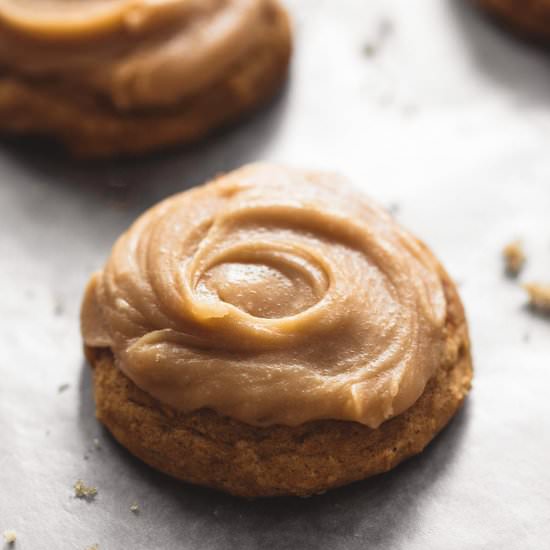 Pumpkin Cookie Brown Sugar Frosting