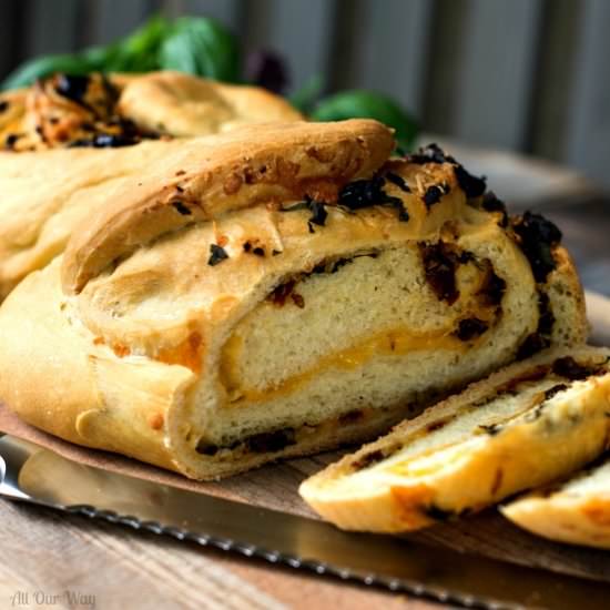 Herb Cheese Swirl Pane Italiano