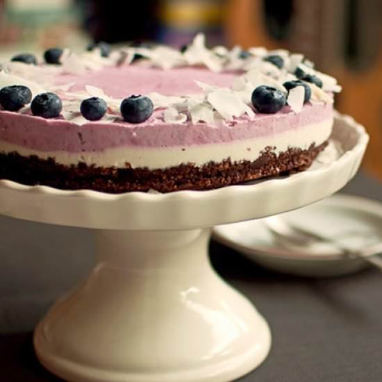 No bake Raspberry Cashew Cheesecake