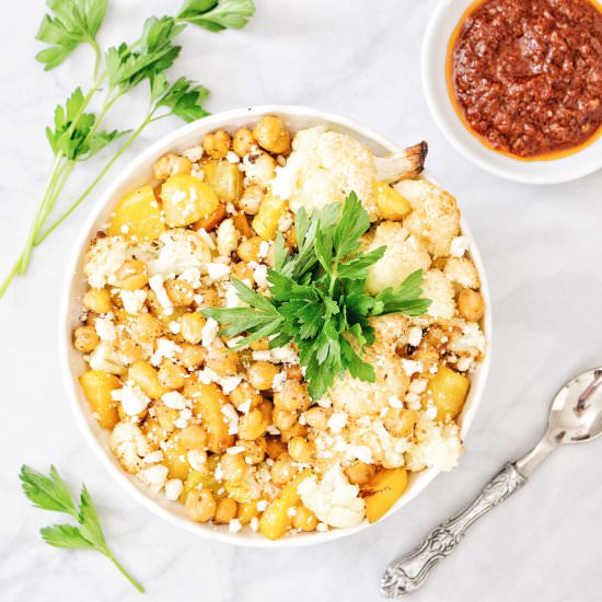 Roasted Bowl with Harissa