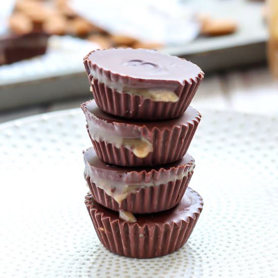 Caramel Almond Butter Cups