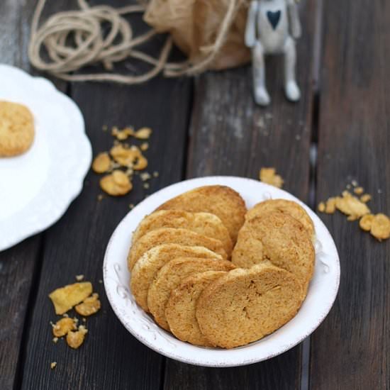 Cookies with Caramelized Cornflakes
