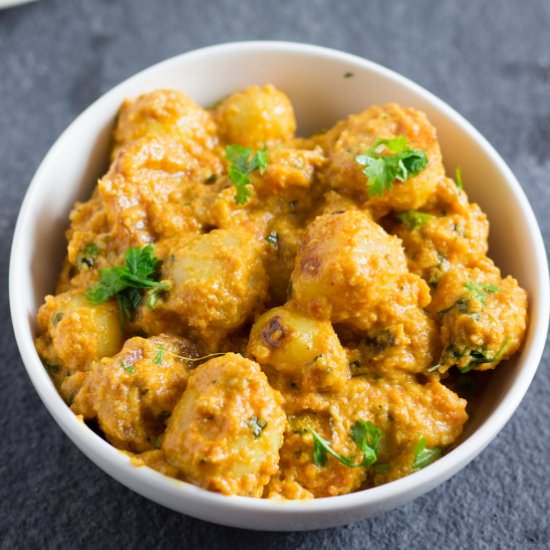 Vegan Punjabi Dum Aloo
