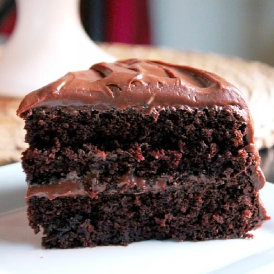Devil’s Food Chocolate Cake