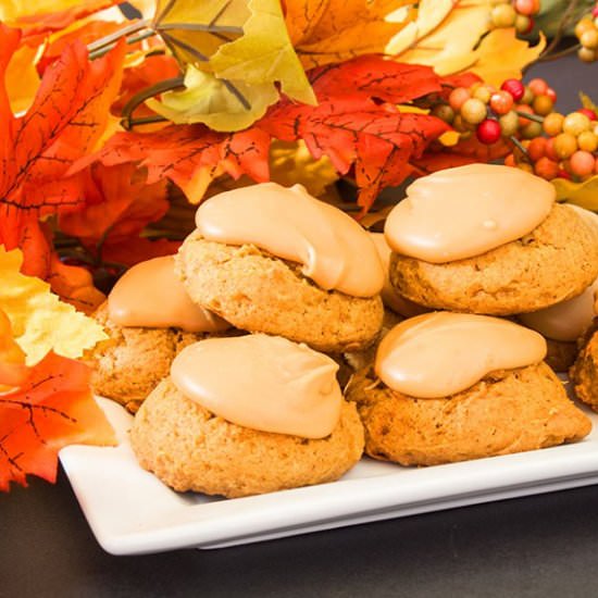 Frosted Pumpkin Cookies