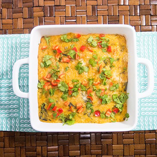 Grits and Spinach Casserole