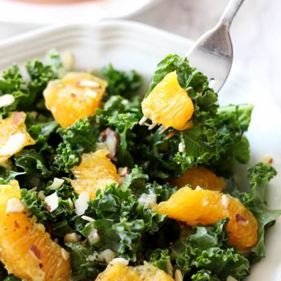 Naval Orange and Kale Salad