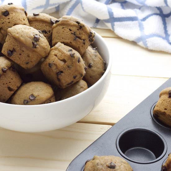 Chocolate Chip Mini Muffins