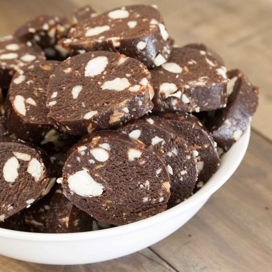 Date & Almond Chocolate Fudge