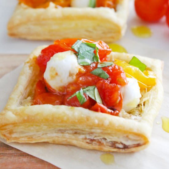 Caprese Tarts