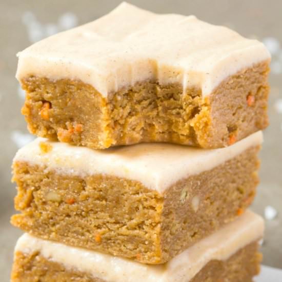 Carrot Cake Breakfast Bars