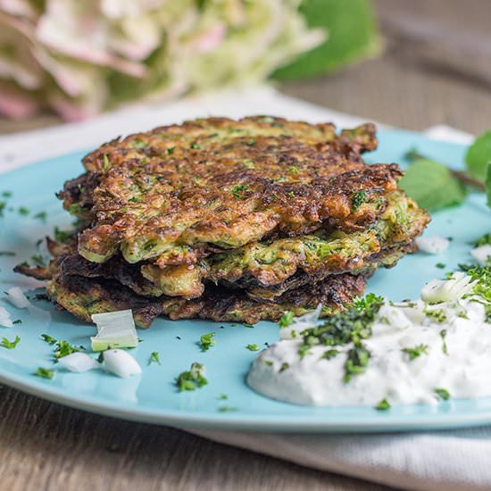 zucchini fritters