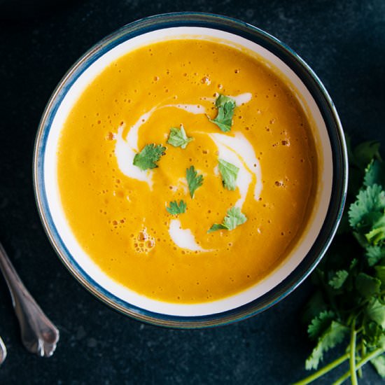 Spicy Root Lentil Soup