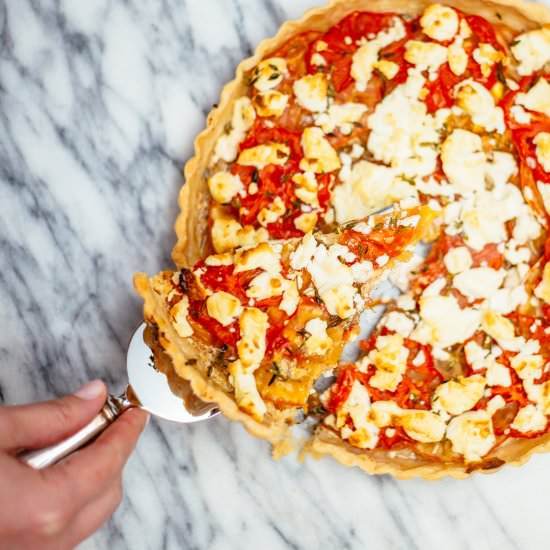 Simple Sumer Tomato Tart