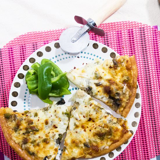 Philly Cheese Pizza