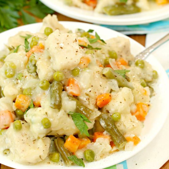 One Pot Chicken and Dumplings