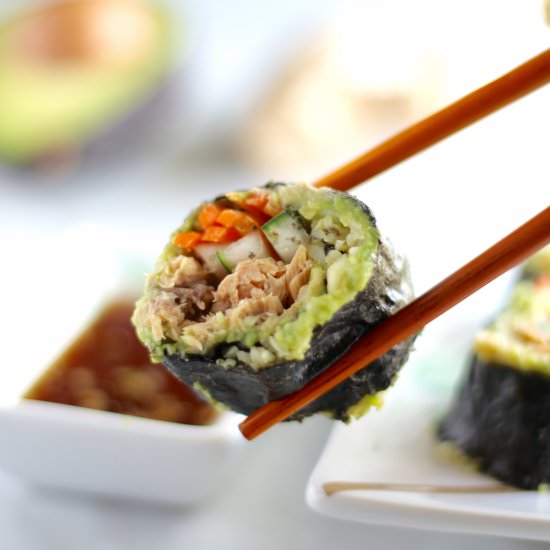 Salmon Sushi Rolls
