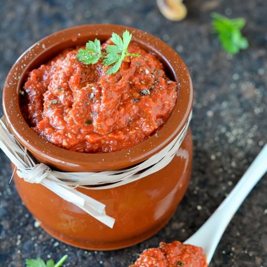 Roasted pepper relish