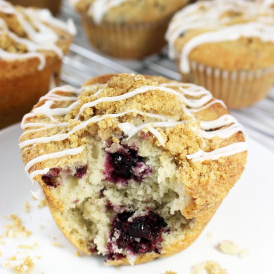 Blackberry Streusel Muffins