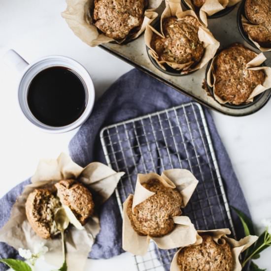 mom’s zucchini bread muffins