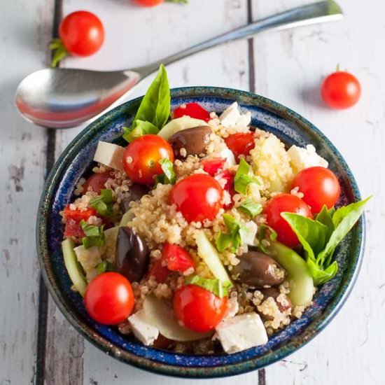 Fresh Mediterranean Quinoa Salad