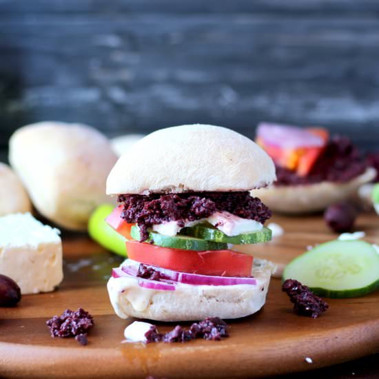 Greek Salad Sandwich