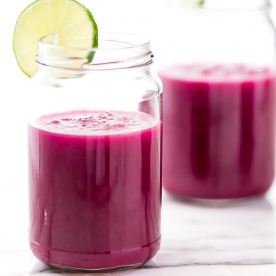 Beet-the-Heat Pink Detox Smoothie