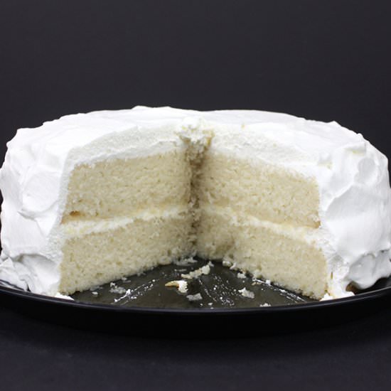 Homemade Bakery Style White Cake