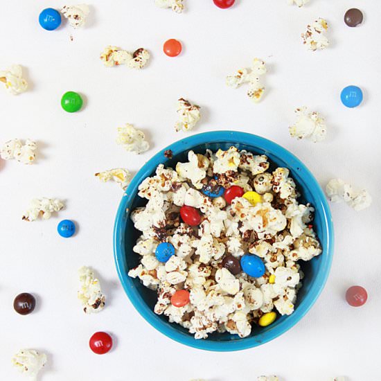 Peanut Butter Chocolate Popcorn