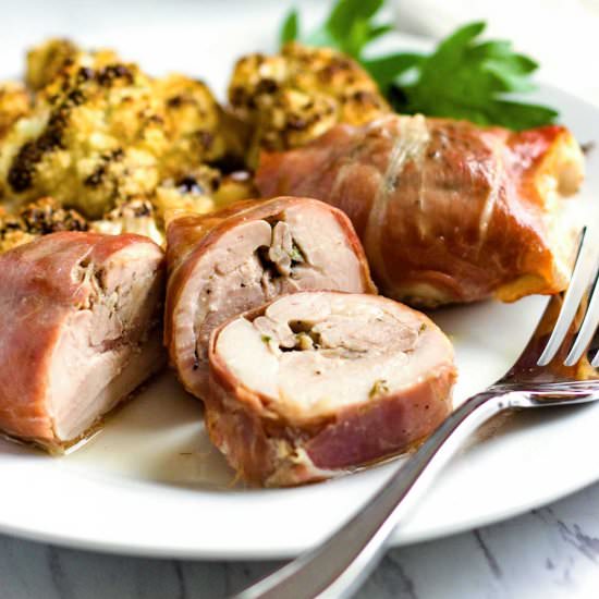Prosciutto Wrapped Chicken