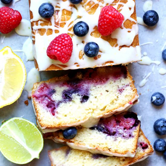 Citrus Berry Tea Cake