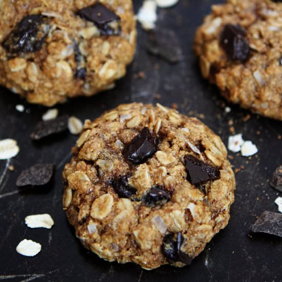 Banana Coconut Oatmeal Cookies
