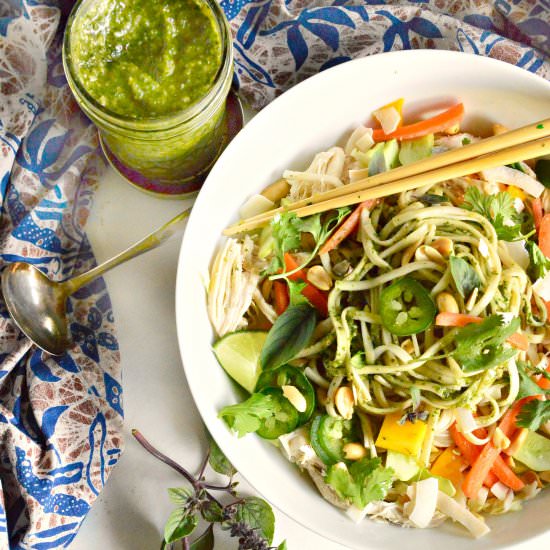 Thai Style Pesto with Coconut Oil