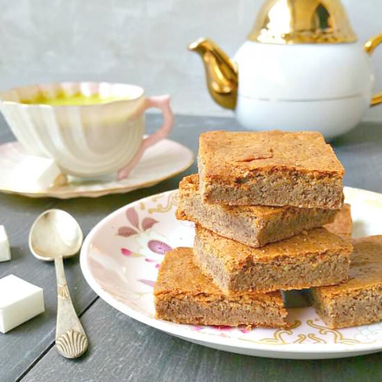 Wheat-free Pecan Cookie Squares